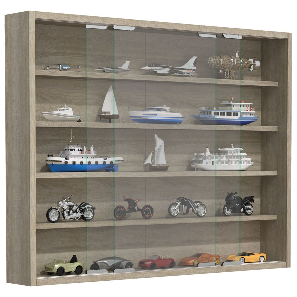 Imagen del producto: Vitrina de pared Agisa L, roble Sonoma