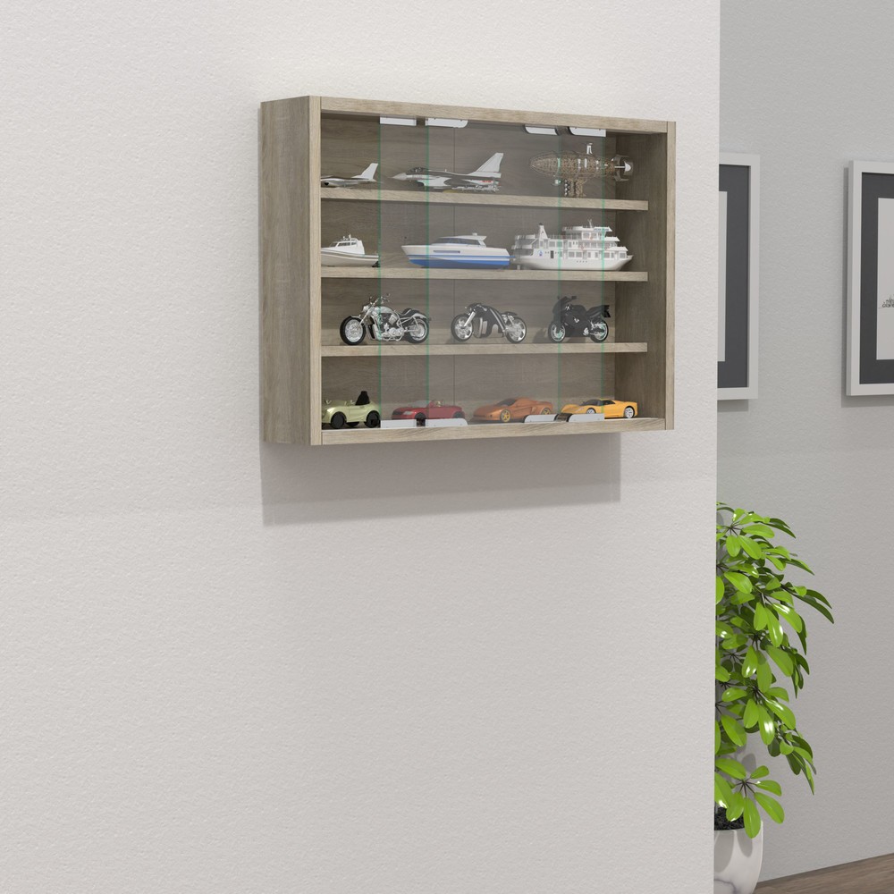 Número de imagen del producto 3: Vitrina de pared Agisa M, roble Sonoma