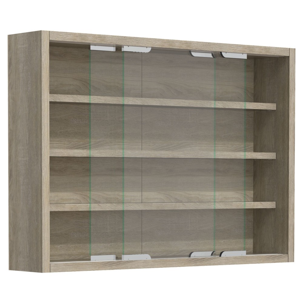 Número de imagen del producto 4: Vitrina de pared Agisa M, roble Sonoma