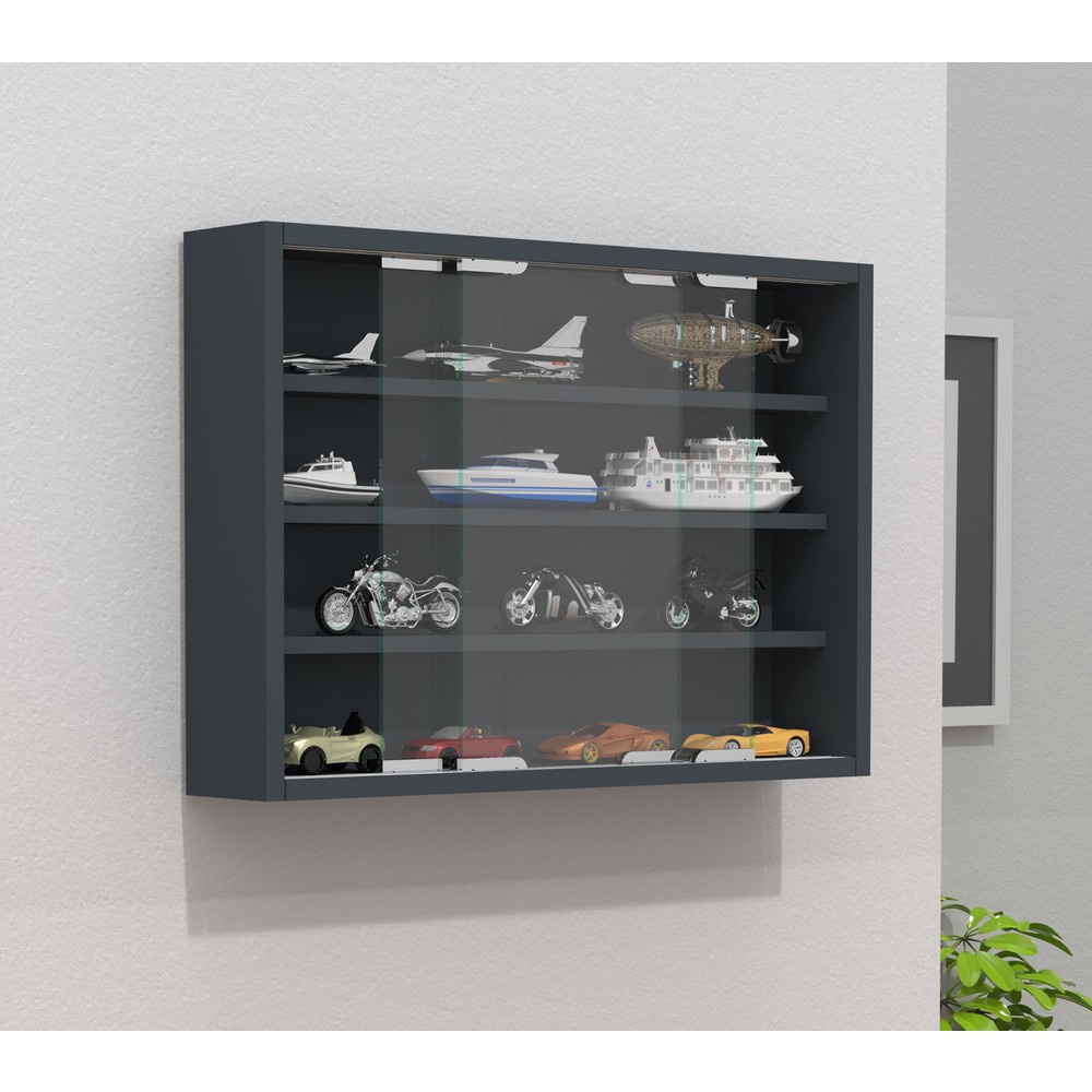 Número de imagen del producto 2: Vitrina de pared Agisa M, antracita