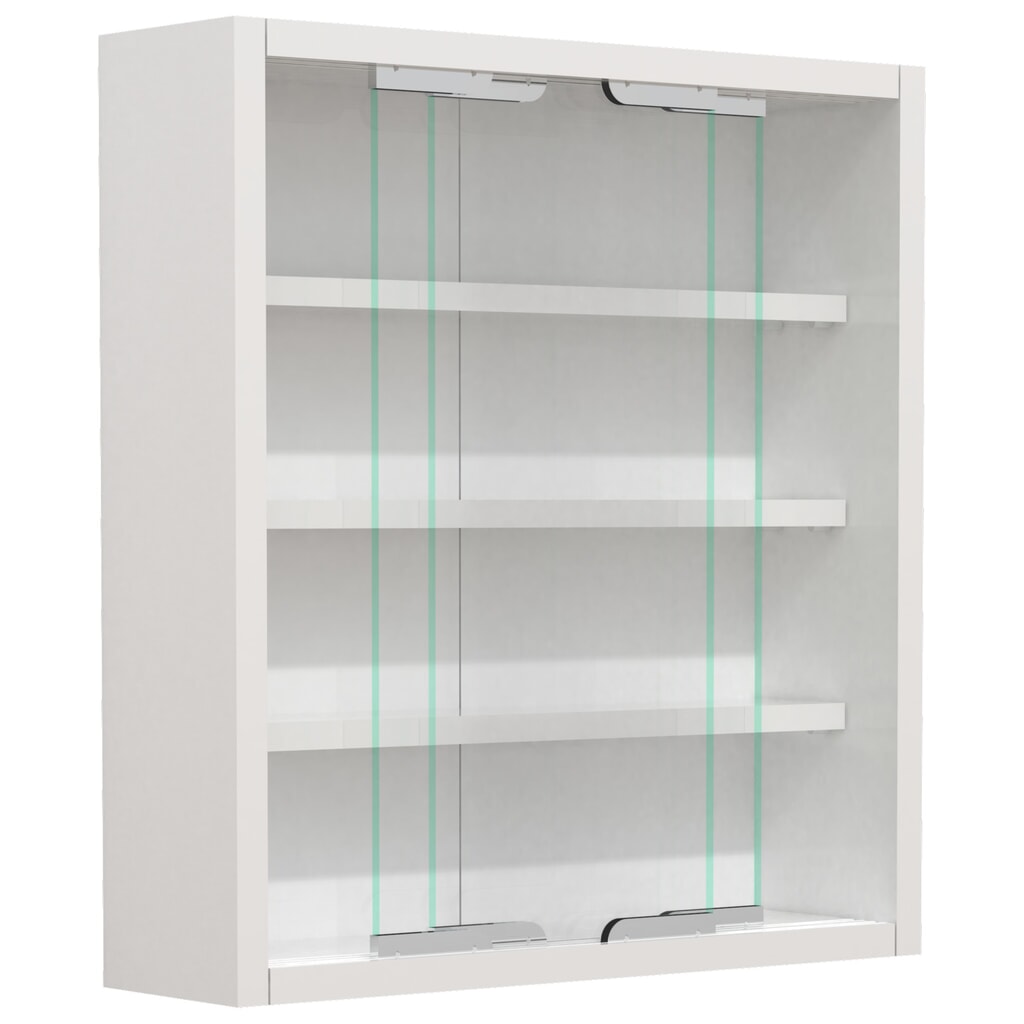 Vitrina de pared VCM Agisa S, blanca Número de imagen del producto 4: Vitrina de pared VCM Agisa S, blanca
