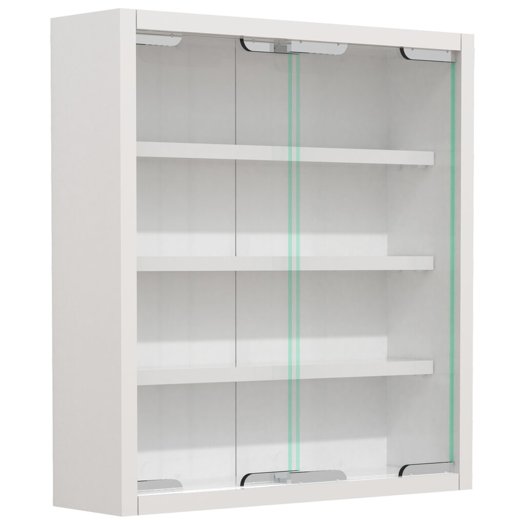 Vitrina de pared VCM Agisa S, blanca Número de imagen del producto 5: Vitrina de pared VCM Agisa S, blanca