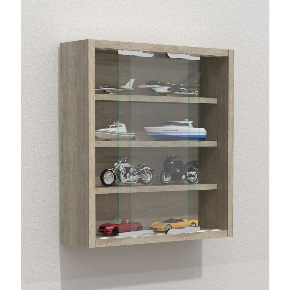 Número de imagen del producto 2: Vitrina de pared Agisa S, roble Sonoma