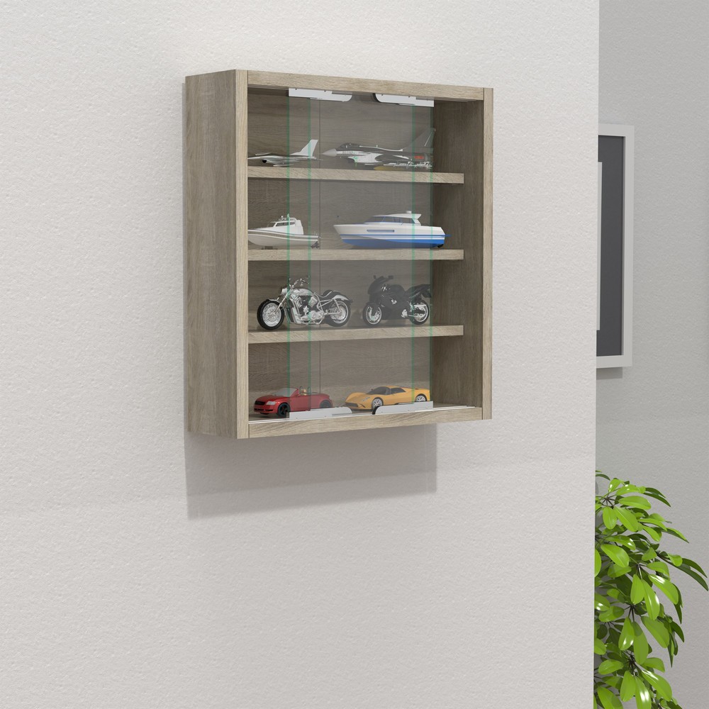 Número de imagen del producto 3: Vitrina de pared Agisa S, roble Sonoma