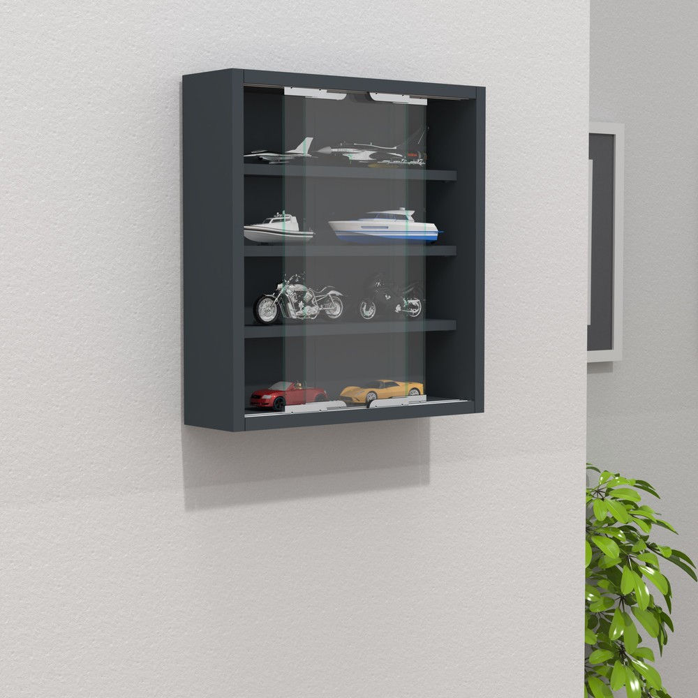 Número de imagen del producto 3: Vitrina de pared Agisa S, antracita