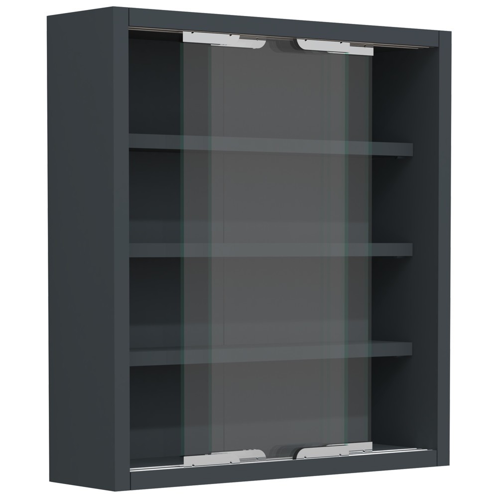 Número de imagen del producto 4: Vitrina de pared Agisa S, antracita
