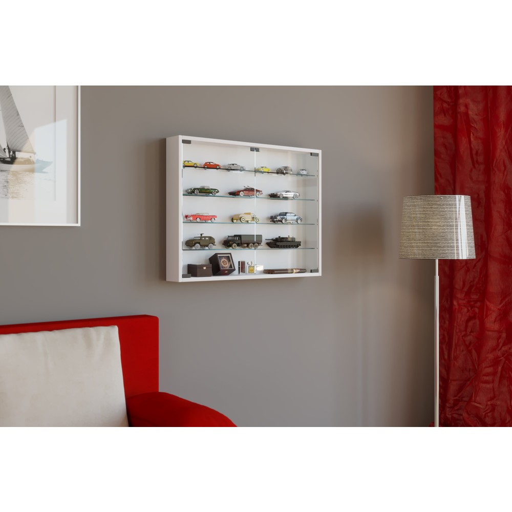 Número de imagen del producto 3: Vitrina de pared Mandosa L, blanco