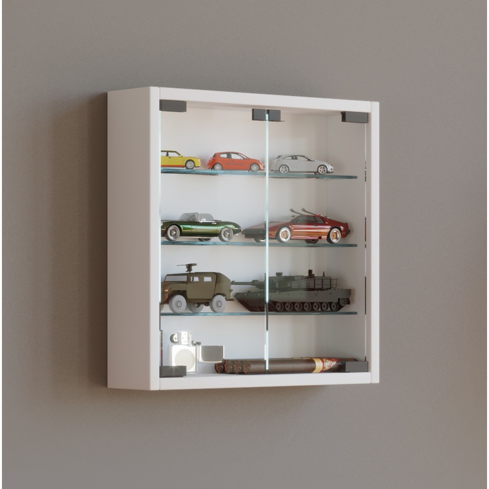 Número de imagen del producto 2: Vitrina de pared Mandosa S, blanco