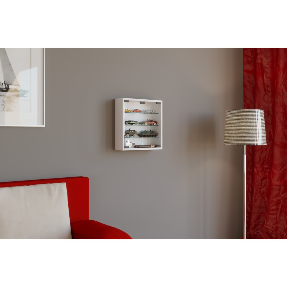Número de imagen del producto 3: Vitrina de pared Mandosa S, blanco