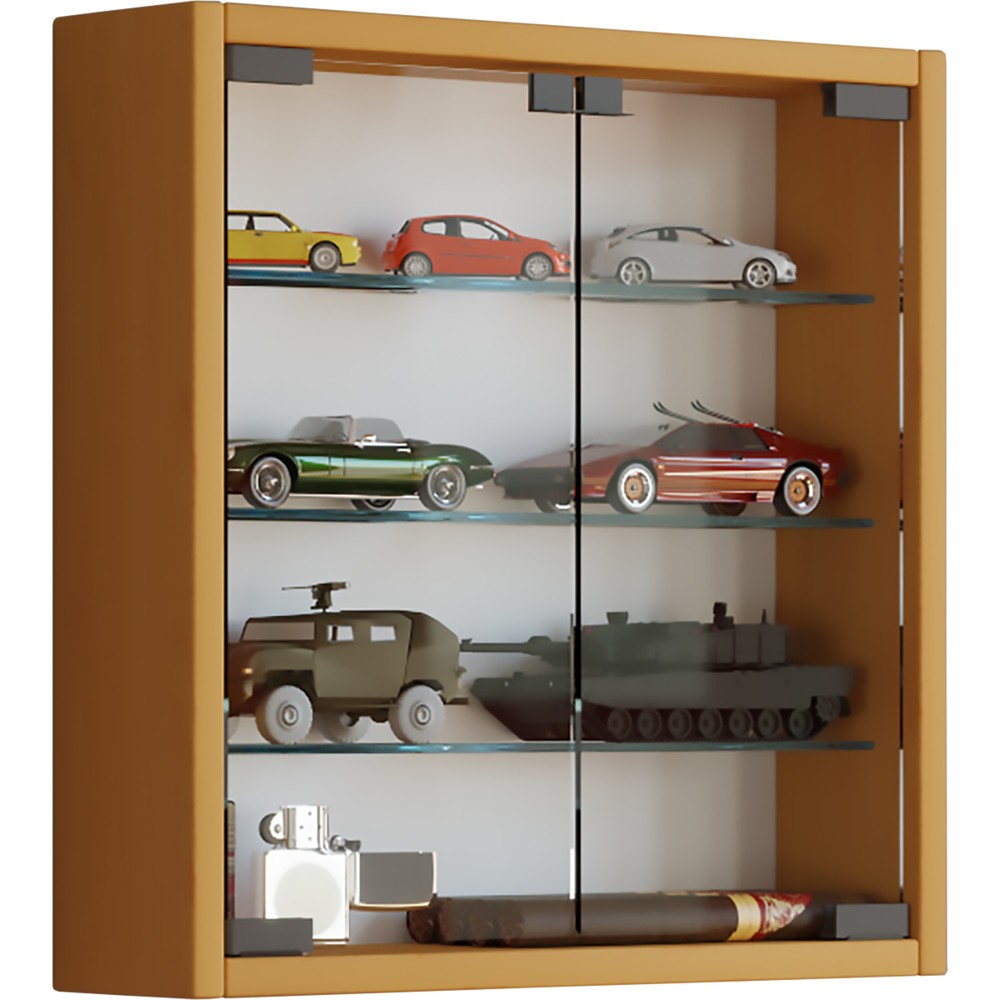 Número de imagen del producto 1: Vitrina de pared Mandosa S, haya