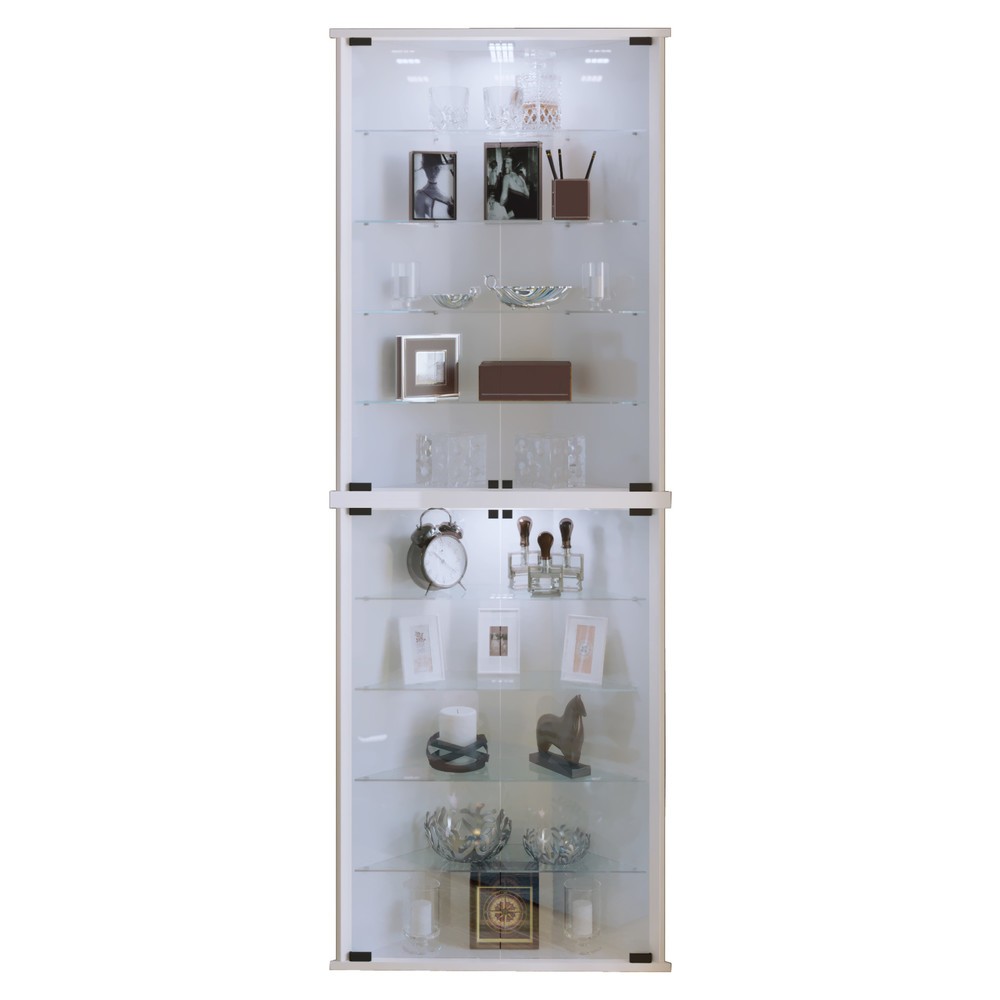 Imagen del producto: Vitrina esquinera Vecko Maxi, blanco