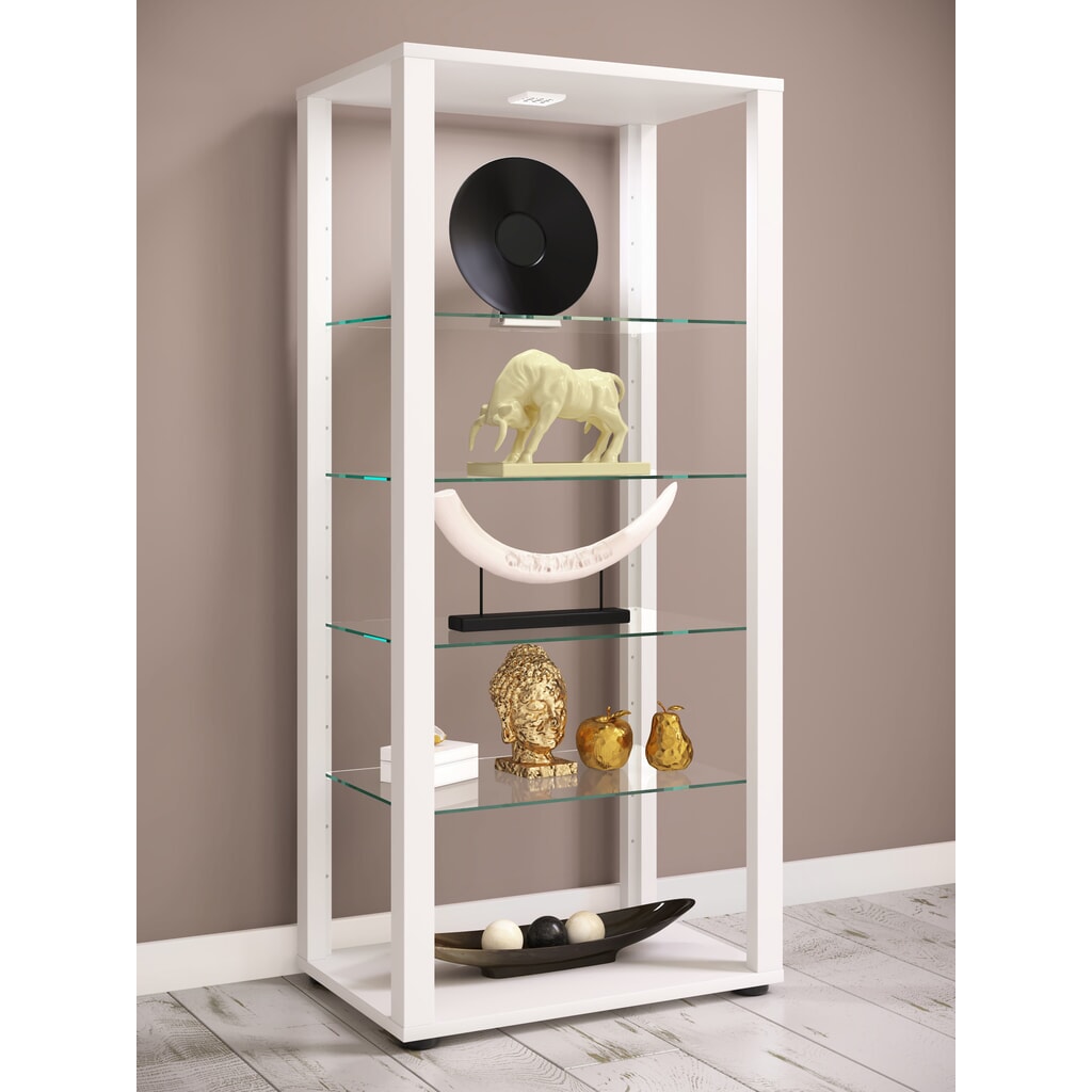 Número de imagen del producto 3: Vitrina vertical VCM Glasol IV, blanco