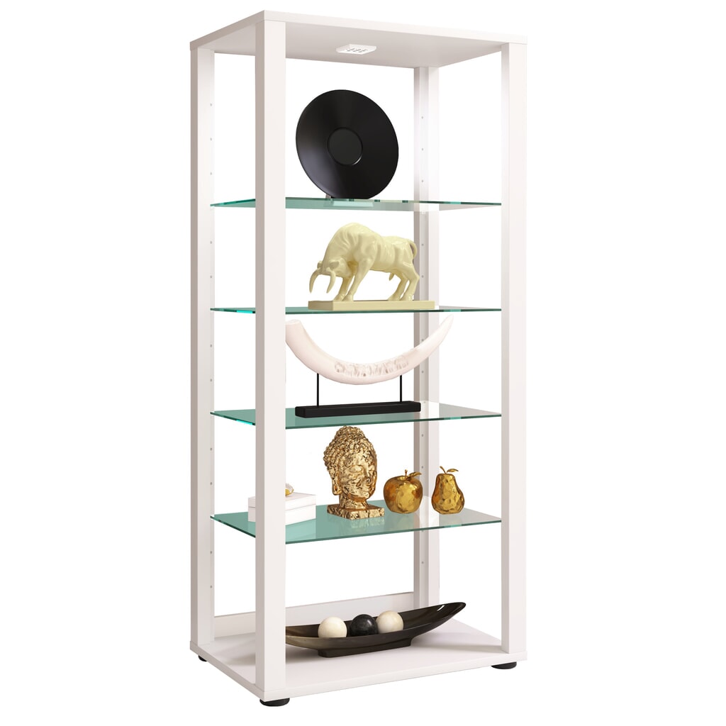 Número de imagen del producto 4: Vitrina vertical VCM Glasol IV, blanco