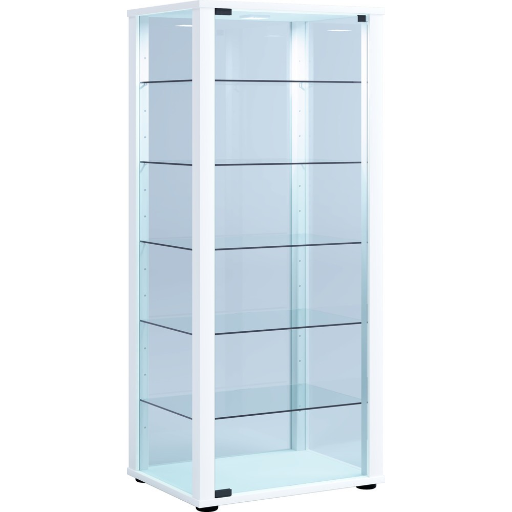 Número de imagen del producto 1: Vitrina vertical Kavisa L, blanco