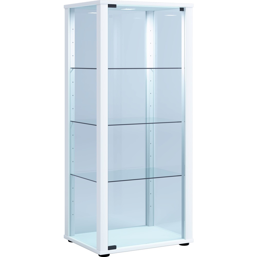 Número de imagen del producto 1: Vitrina vertical Kavisa M, blanco