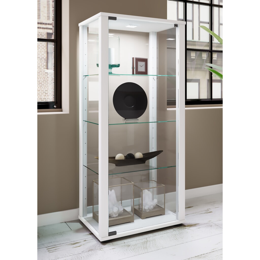 Vitrina vertical VCM Kavisa M, blanco Número de imagen del producto 2: Vitrina vertical VCM Kavisa M, blanco