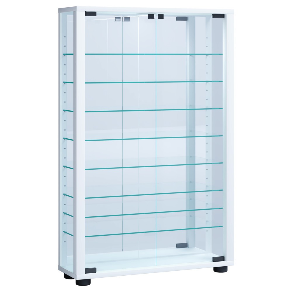 Imagen del producto: Vitrina vertical Lumo Mini con espejo, blanco