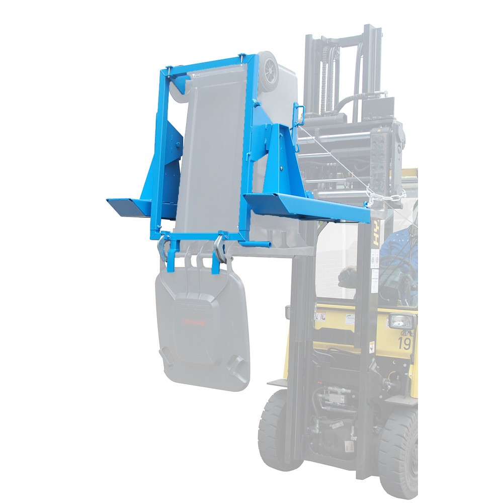Número de imagen del producto 2: Volquete de basura MK para apilador, 1 cubo de basura de 80/120 litros, cable de tracción