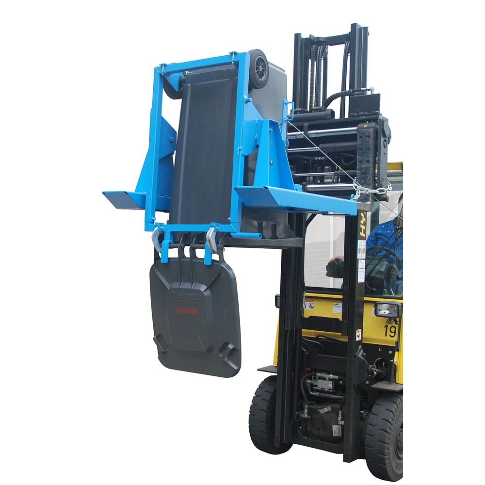 Número de imagen del producto 4: Volquete de basura MK para apilador, 1 cubo de basura de 80/120 litros, cable de tracción