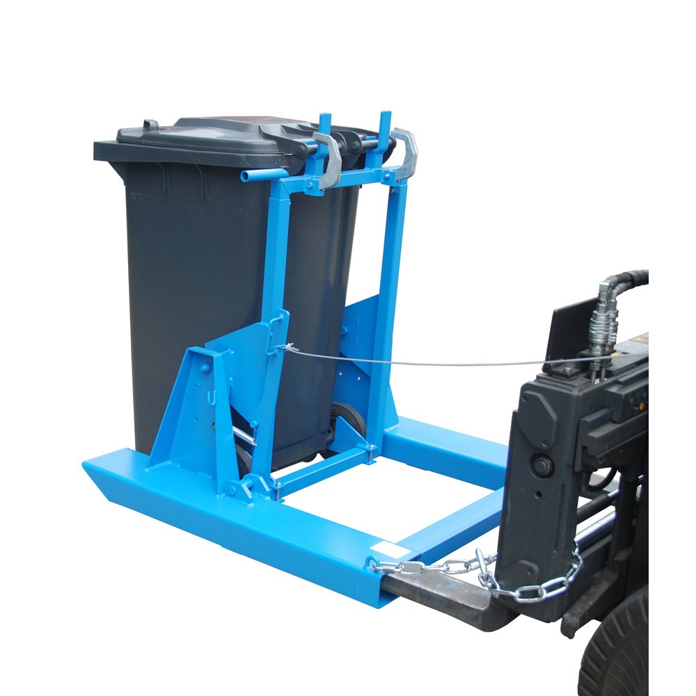 Número de imagen del producto 5: Volquete de basura MK para apilador, 1 cubo de basura de 80/120 litros, cable de tracción