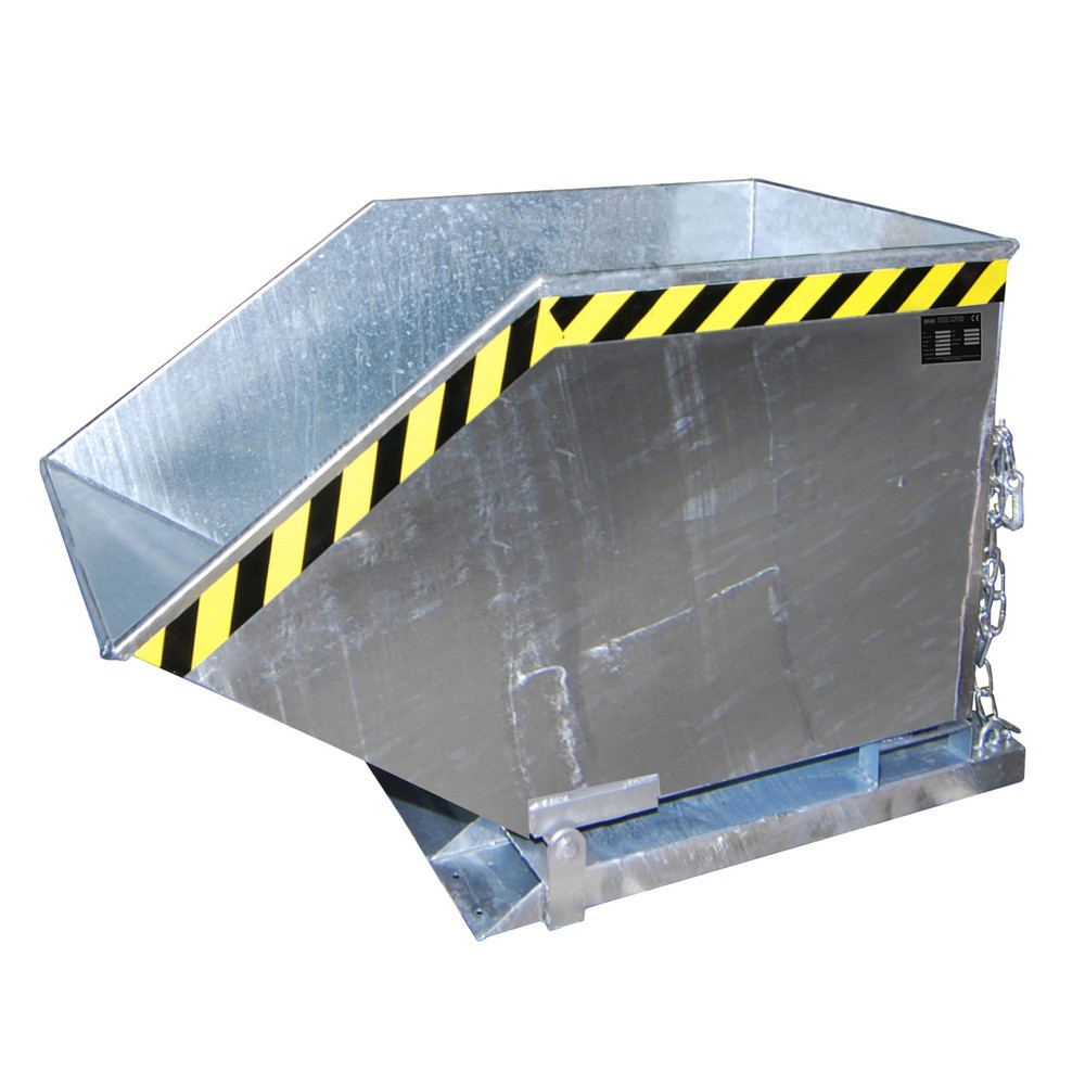Imagen del producto: Volquete de virutas Bauer®, cubeta en forma de caja, galvanizado, volumen 0,25 m³