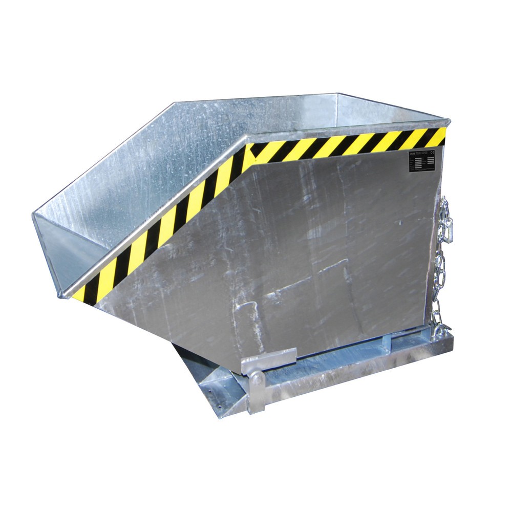 Imagen del producto: Volquete de virutas Bauer®, cubeta en forma de caja, galvanizado, volumen 0,4 m³
