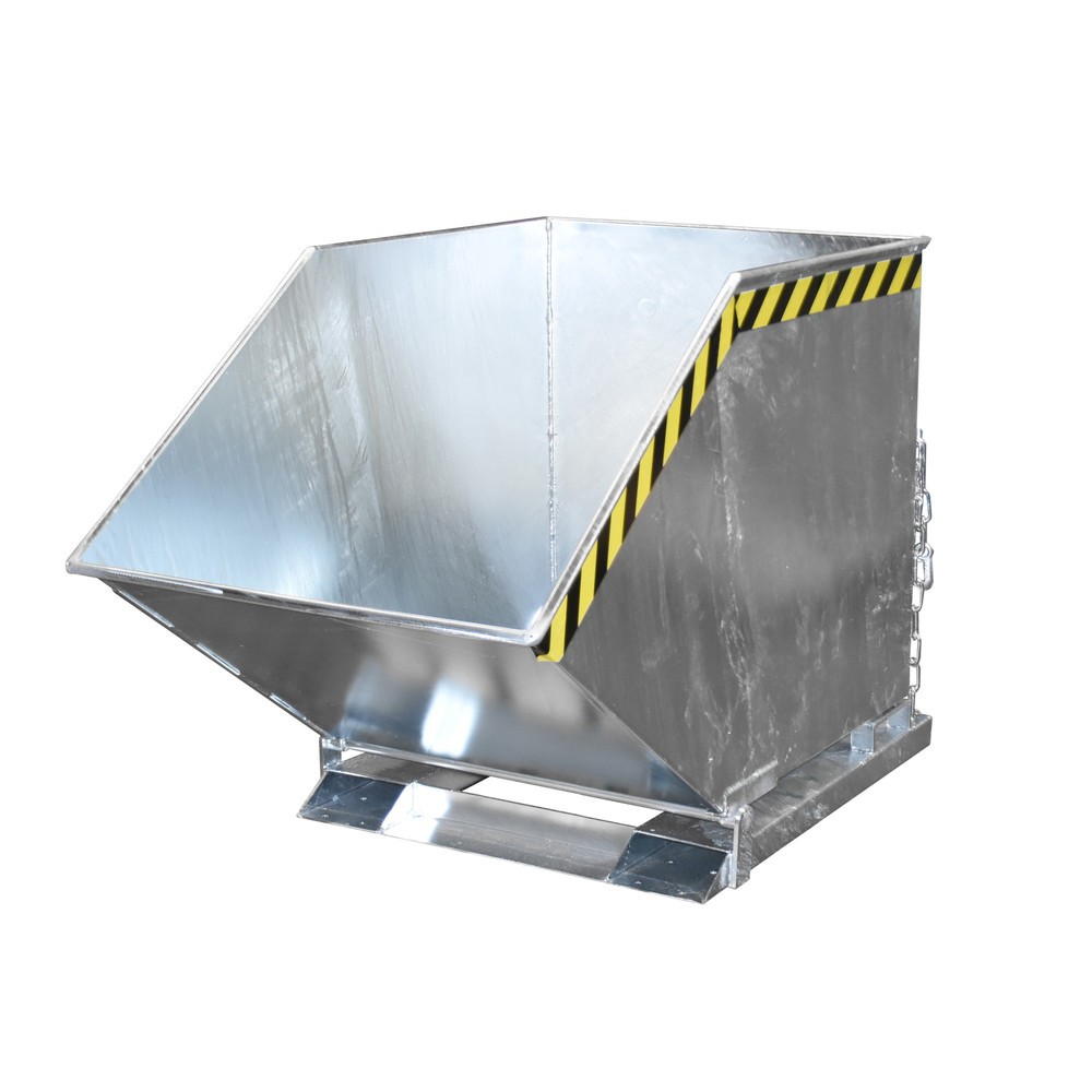 Imagen del producto: Volquete de virutas Bauer®, cubeta en forma de caja, galvanizado, volumen 0,6 m³