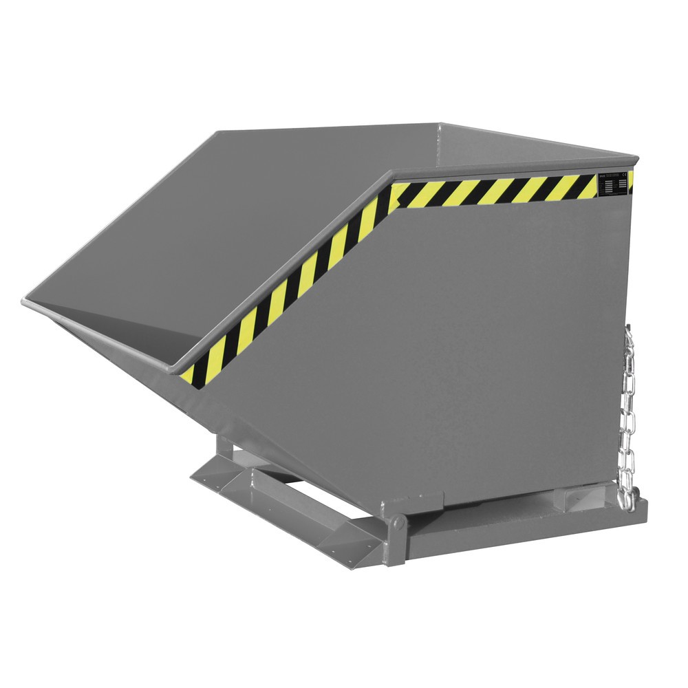 Imagen del producto: Bauer® Volquete de virutas, cubeta en forma de caja, pintado, volumen 0,8 m³, RAL 7005 gris ratón