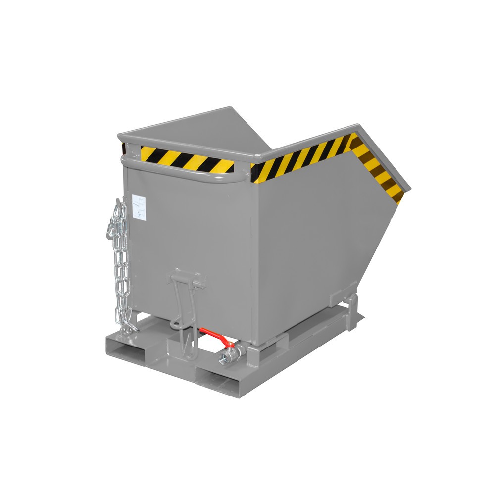 Imagen del producto: Bauer® Volquete de virutas, cubeta en forma de caja, pintado, volumen 0,25 m³, RAL 7005 gris ratón