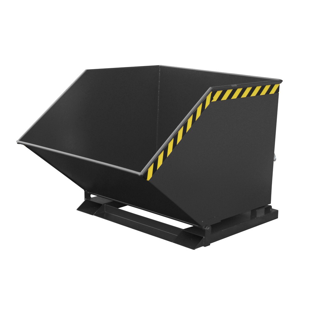 Imagen del producto: Bauer® Volquete de virutas, cubeta en forma de caja, pintado, volumen 1 m³, RAL 7021 gris negro