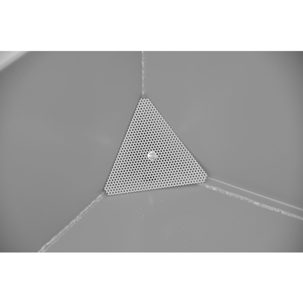 Bauer® contenedor mini chip, altura de construcción extremadamente baja, pintado, volumen 0,23 m³, RAL 5012 azul luminoso Número de imagen del producto 7: Bauer® contenedor mini chip, altura de construcción extremadamente baja, pintado, volumen 0,23 m³, RAL 5012 azul luminoso