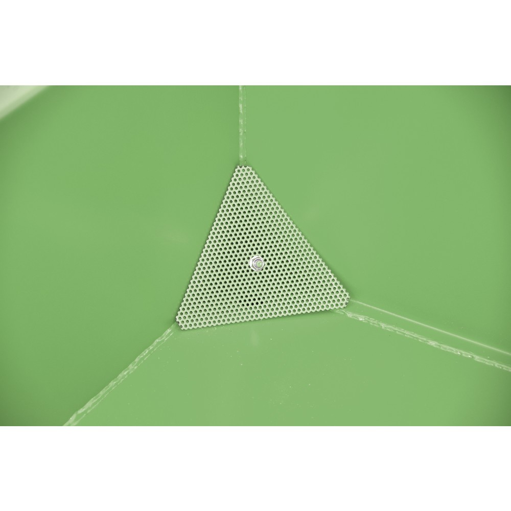 Imagen del producto: Bauer® contenedor mini chip, altura de construcción extremadamente baja, pintado, volumen 0,61 m³, RAL 6011 verde reseda