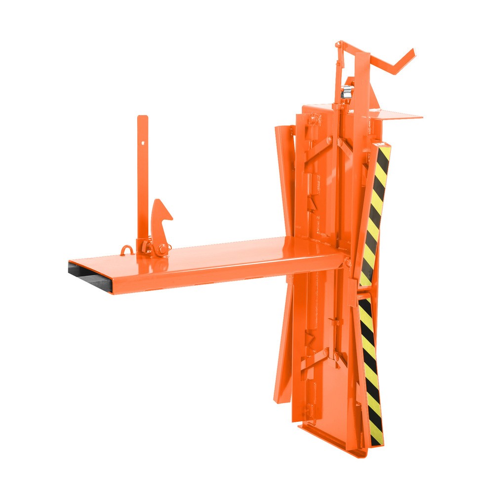 Número de imagen del producto 1: Volteador de contenedores jaula, modelo RGW, CC 450 kg, RAL 2004 naranja