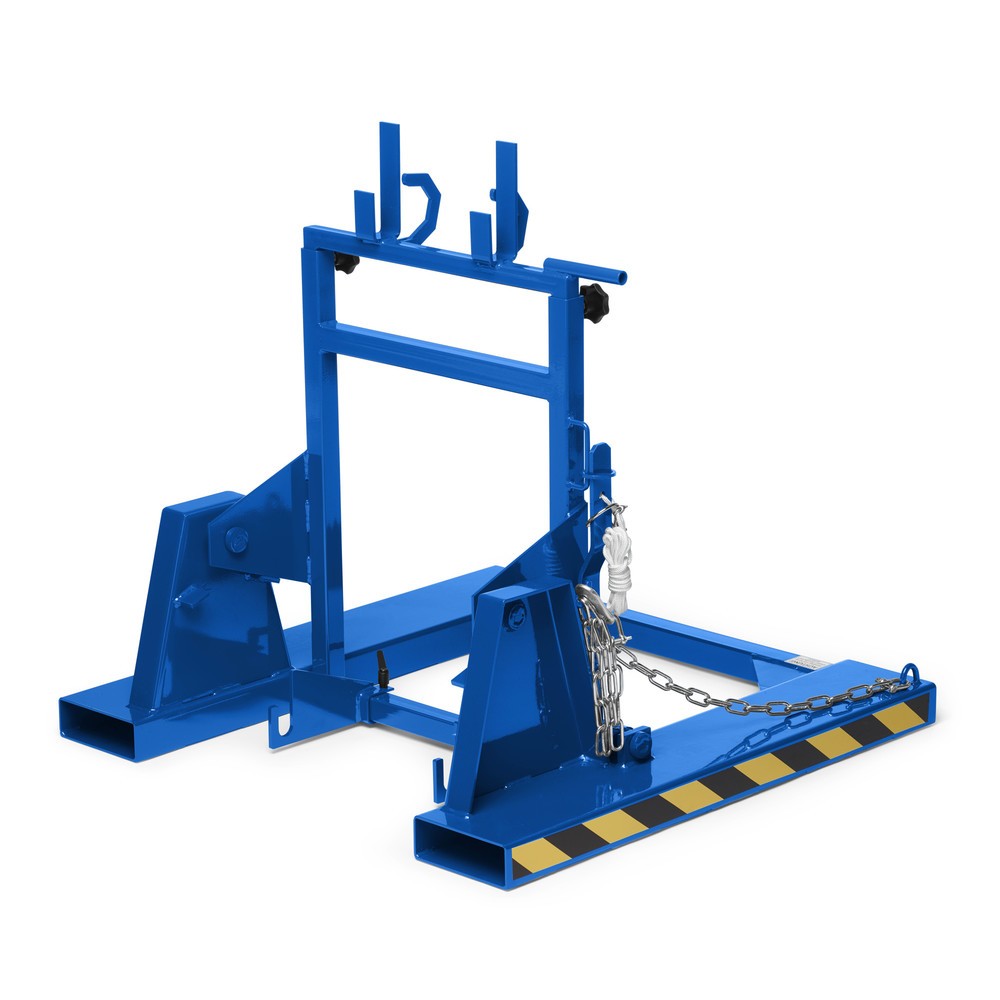 Número de imagen del producto 1: Volteador de cubos de basura modelo RMW, LxAxH 1.000 x 1.000 x 1.080 mm, RAL 5010 azul genciana