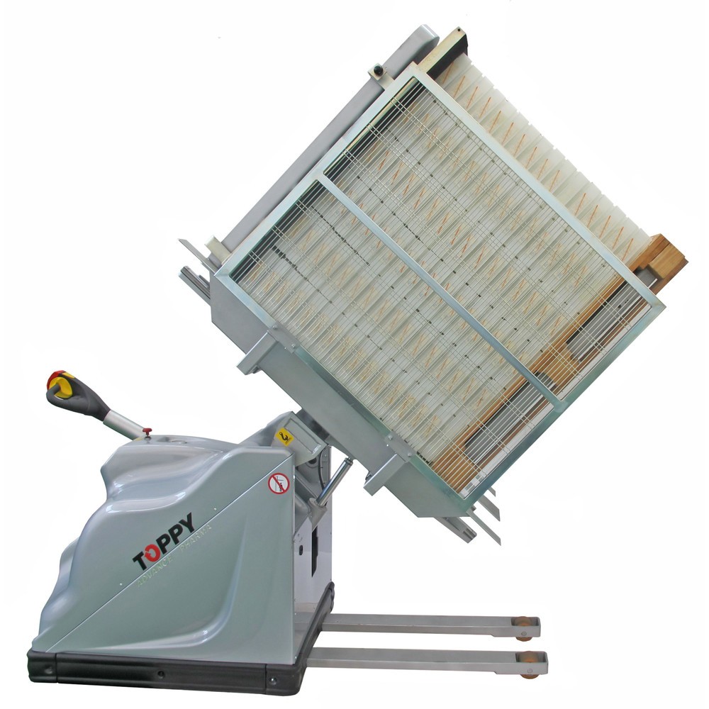Imagen del producto: Volteador de palets móvil, abertura de 760 - 1.620 mm, CC 1.000 kg